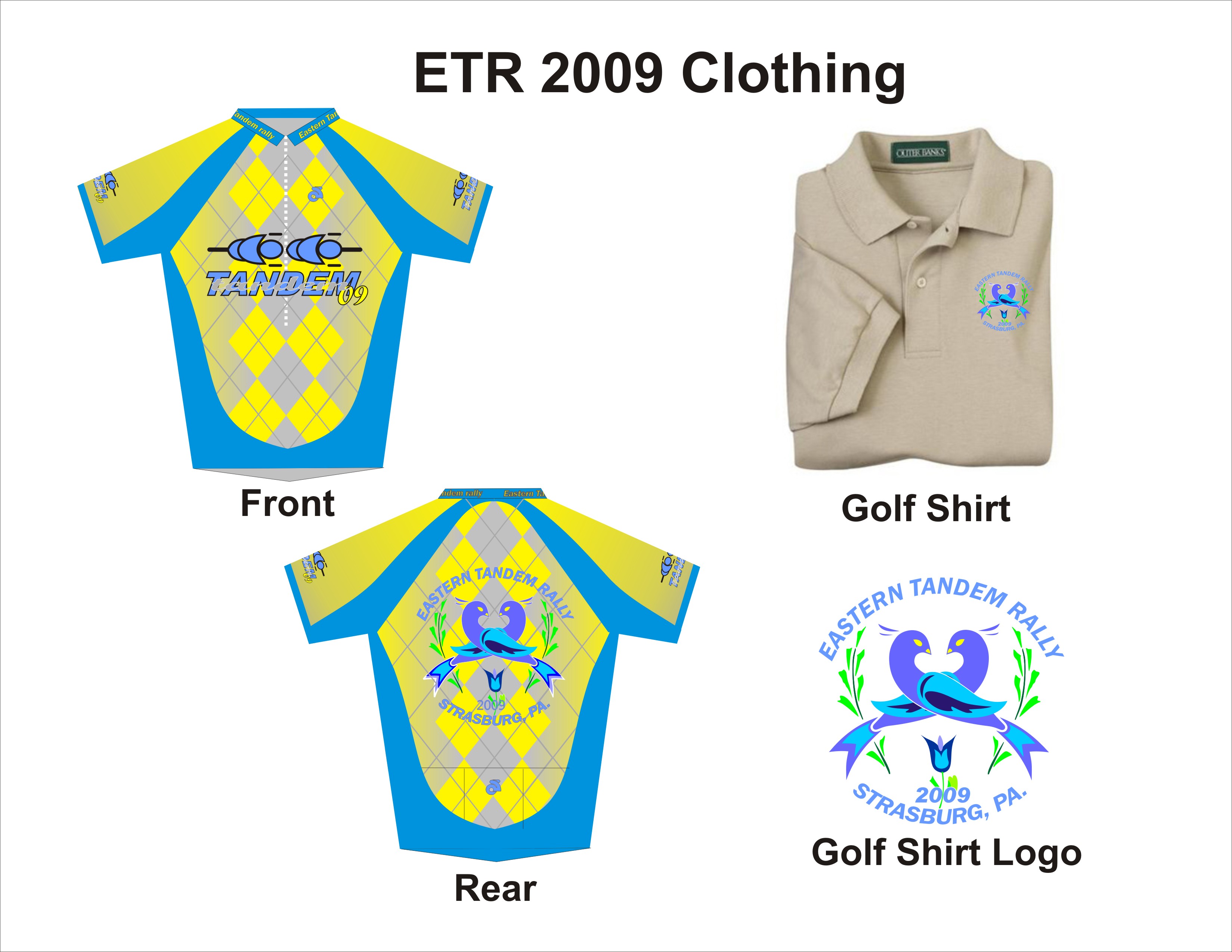 ETR Jersey and Golf Shirt  Designs: Rodney Moseman